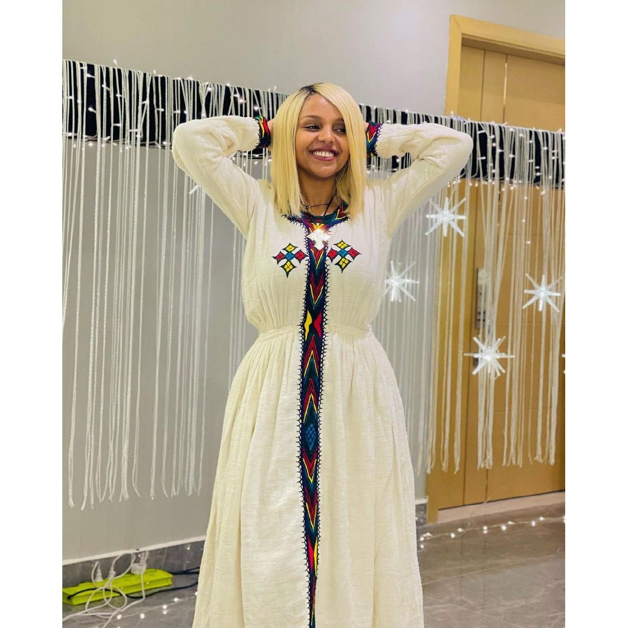 Simple Habesha Kemis Handwoven Habesha Libs Modern Habesha Dress Eritrean Dress ሀበሻ ቀሚስ ሀበሻ ልብስ