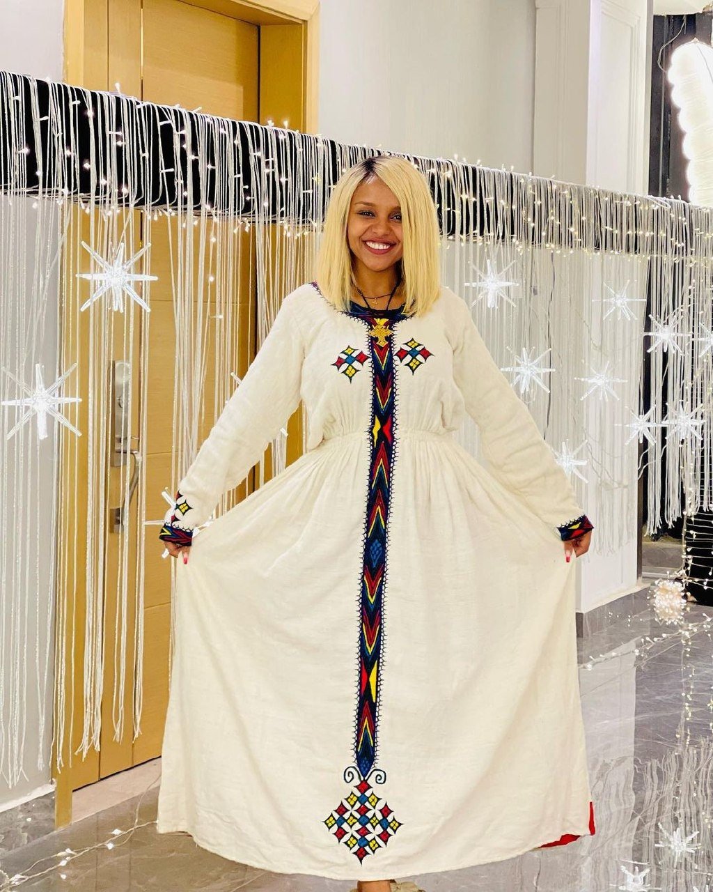 Simple Habesha Kemis Handwoven Habesha Libs Modern Habesha Dress Eritrean Dress ሀበሻ ቀሚስ ሀበሻ ልብስ