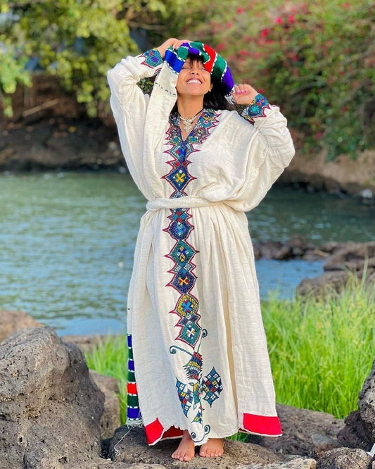 Ethiopian Traditional Habesha Kemis Handwoven Habesha Libs Modern Habesha Dress Eritrean Dress ሀበሻ ቀሚስ ሀበሻ ልብስ