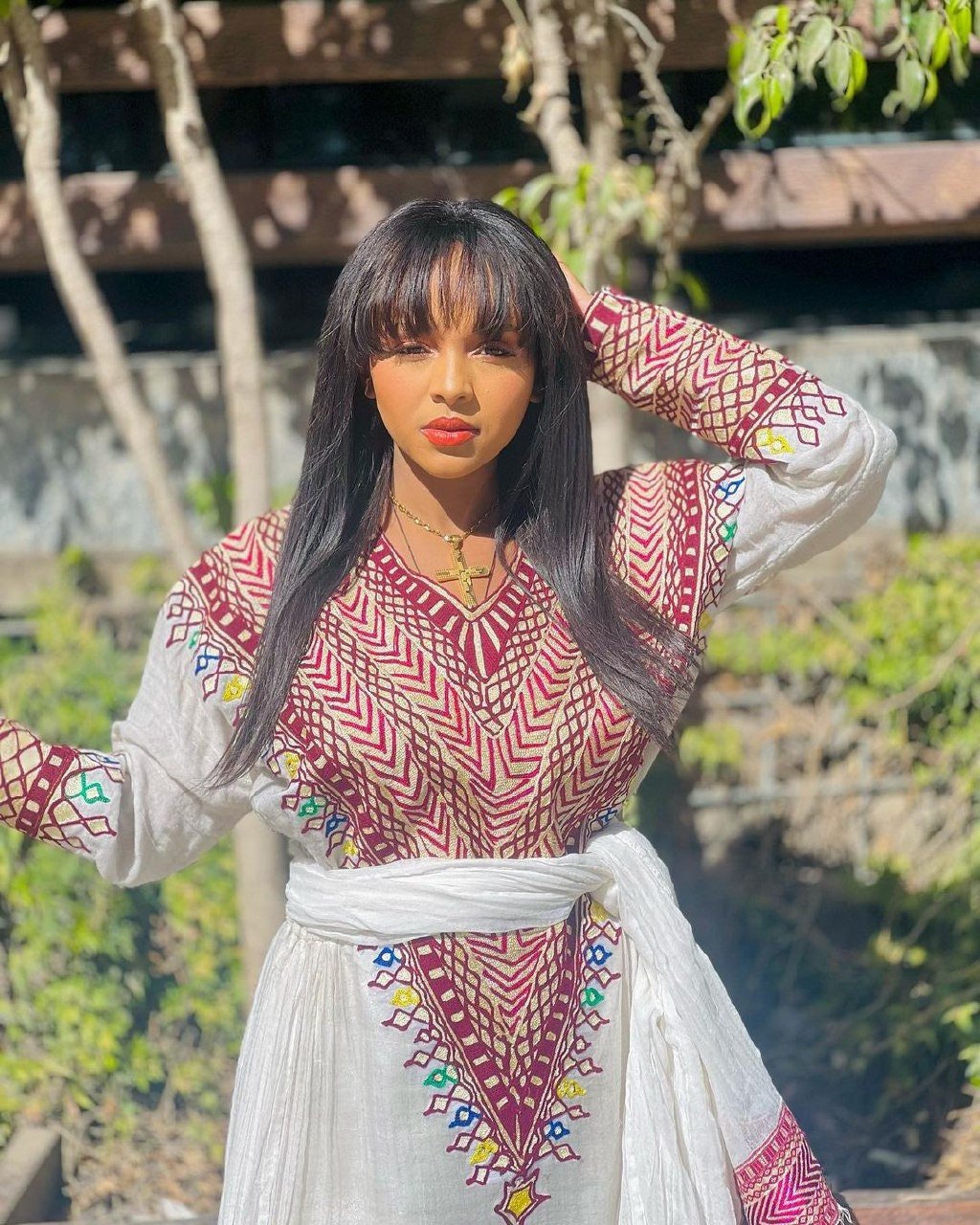 Gorgeous Habesha Kemis Handwoven Habesha Libs Modern Habesha Dress Eritrean Dress ሀበሻ ቀሚስ ሀበሻ ልብስ
