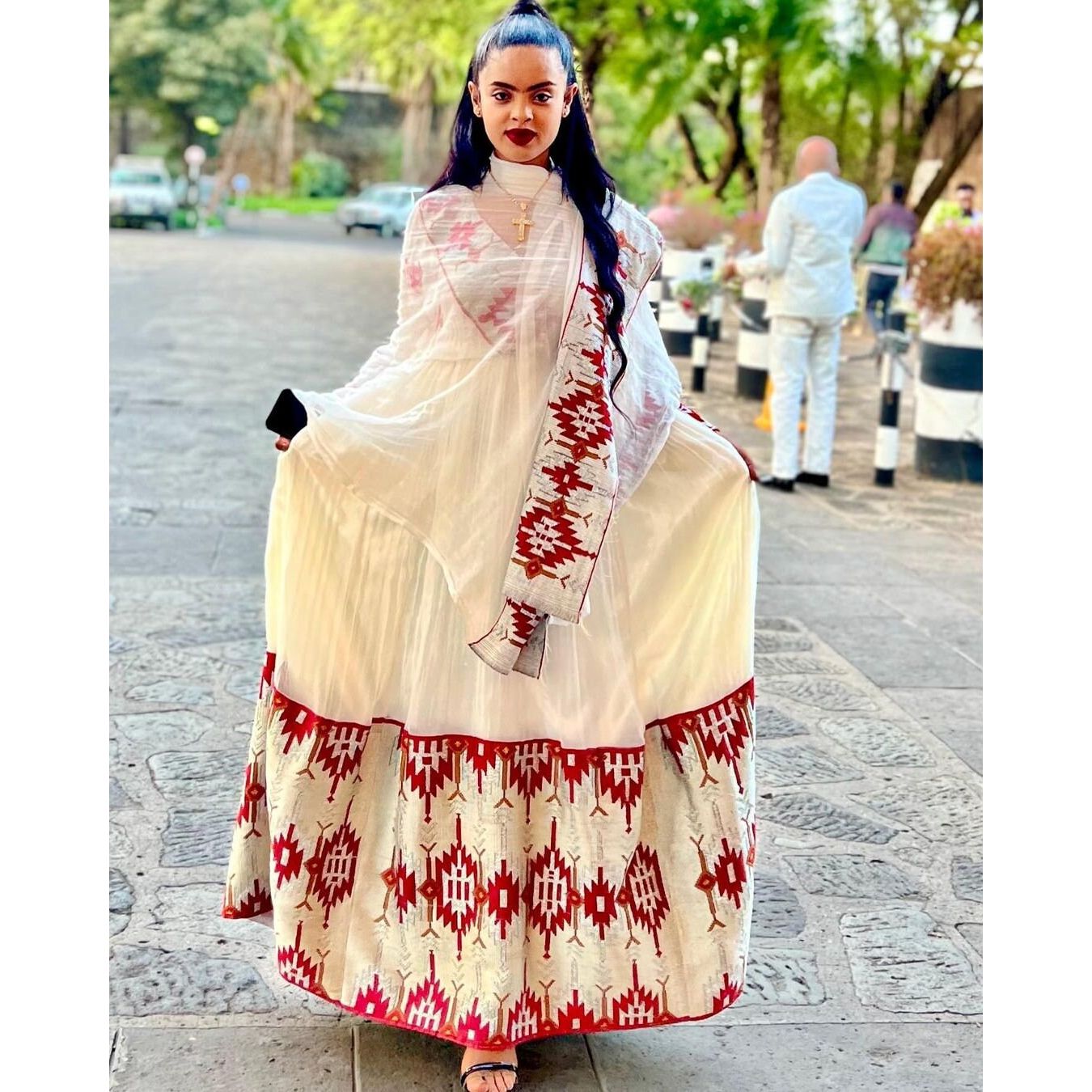 Colorful Habesha Dress Handwoven Habesha Kemis Modern Habesha Libs Eritrean Dress ሀበሻ ቀሚስ ሀበሻ ልብስ