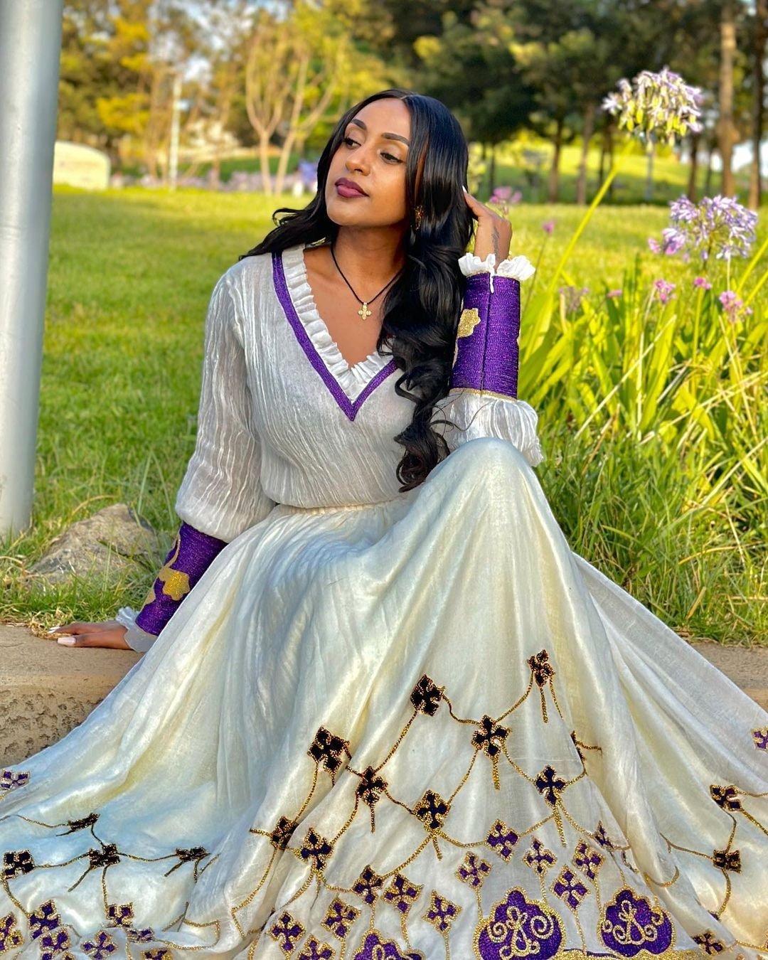 Modern Habesha Dress Handwoven Habesha Kemis Beautiful Habesha Libs Eritrean Dress ሀበሻ ቀሚስ ሀበሻ ልብስ