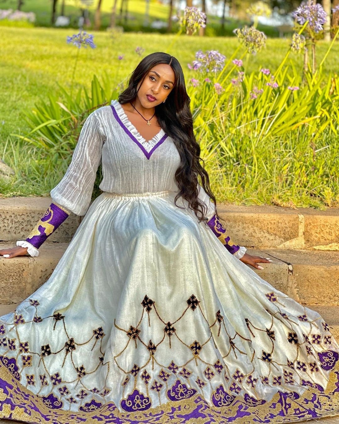 Modern Habesha Dress Handwoven Habesha Kemis Beautiful Habesha Libs Eritrean Dress ሀበሻ ቀሚስ ሀበሻ ልብስ