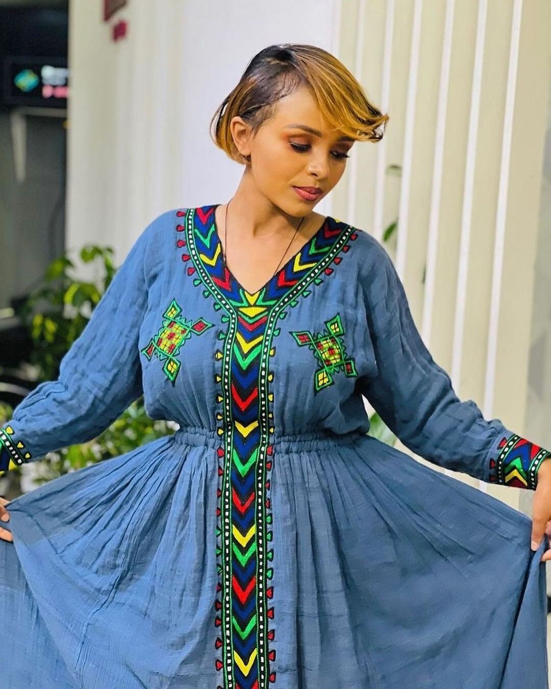 Beautiful Raya Dress Habesha Dress Handwoven Habesha Kemis Modern Traditional Dress Eritrean Dress ሀበሻ ቀሚስ ሀበሻ ልብስ