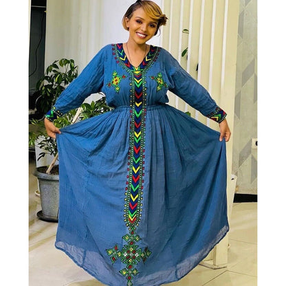 Beautiful Raya Dress Habesha Dress Handwoven Habesha Kemis Modern Traditional Dress Eritrean Dress ሀበሻ ቀሚስ ሀበሻ ልብስ