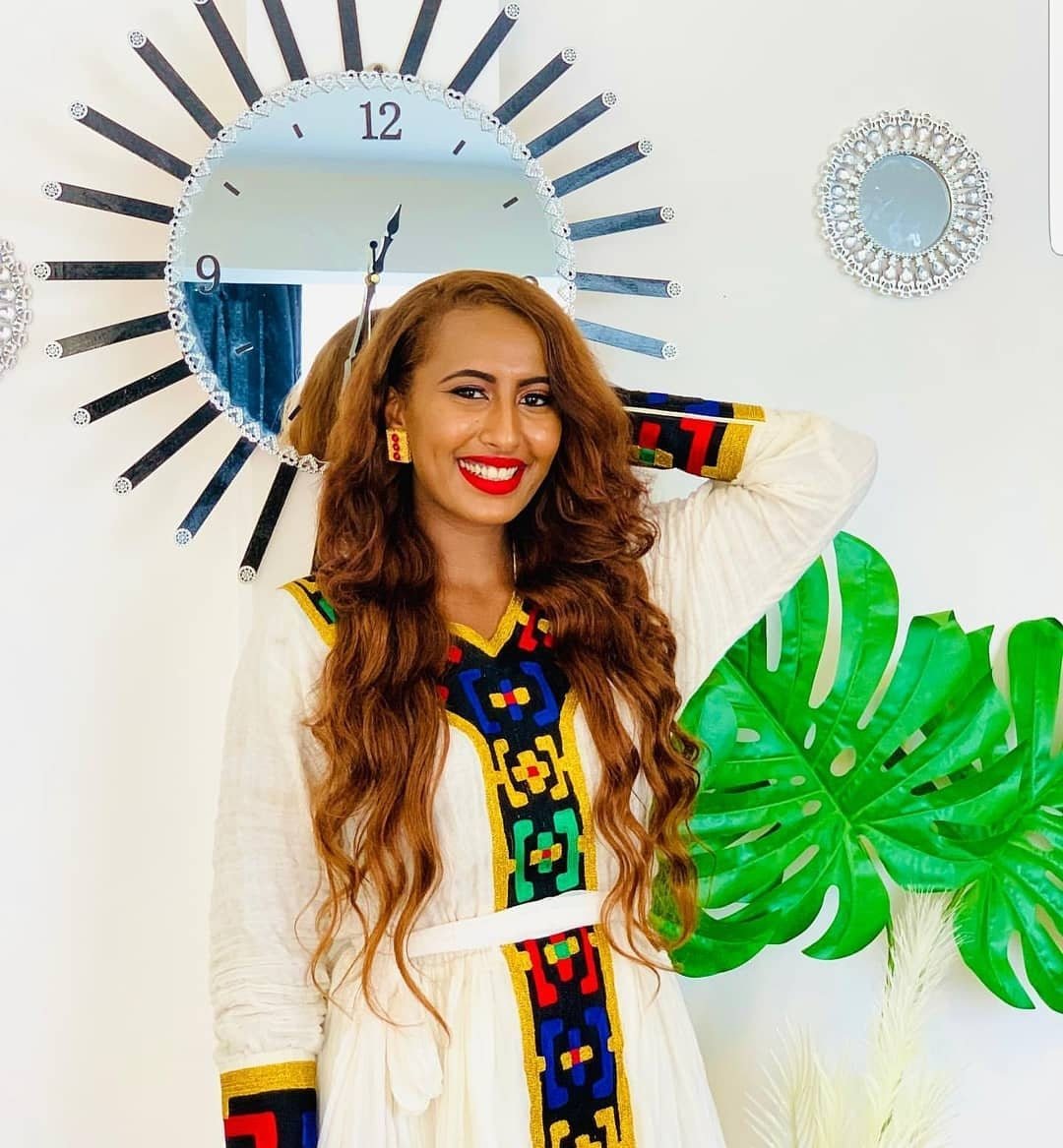 Modern Habesha Libs Handwoven Habesha Kemis Simple Habesha Dress Ethiopian Traditional Dress ሀበሻ ቀሚስ ሀበሻ ልብስ