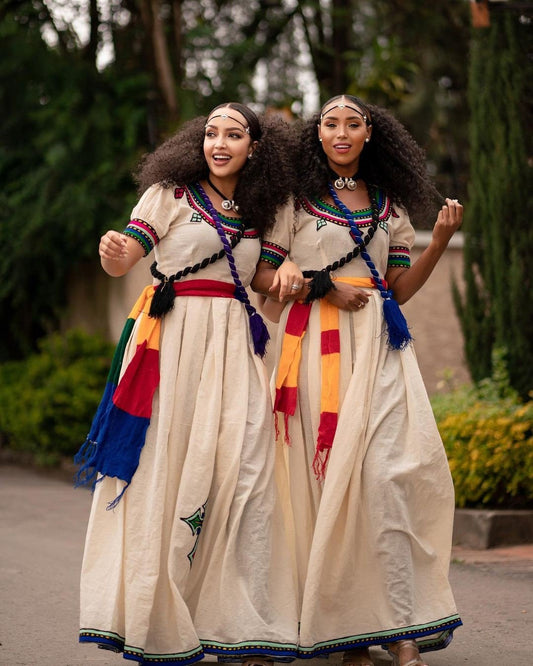 Simple Habesha Dress Handwoven Habesha Kemis Beautiful Habesha Libs Eritrean Dress ሀበሻ ቀሚስ ሀበሻ ልብስ