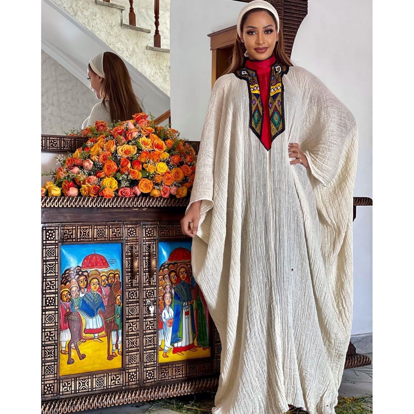 Simple Habesha Dress Handwoven Habesha Kemis Fetil Habesha Libs Eritrean Dress ሀበሻ ቀሚስ ሀበሻ ልብስ