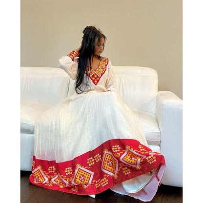 Classy Habesha Dress Handwoven Habesha Kemis Beautiful Habesha Libs Eritrean Dress ሀበሻ ቀሚስ ሀበሻ ልብስ