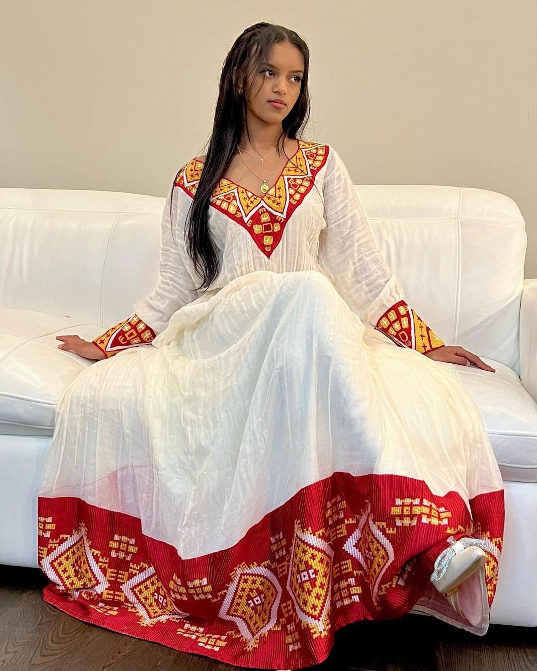 Classy Habesha Dress Handwoven Habesha Kemis Beautiful Habesha Libs Eritrean Dress ሀበሻ ቀሚስ ሀበሻ ልብስ