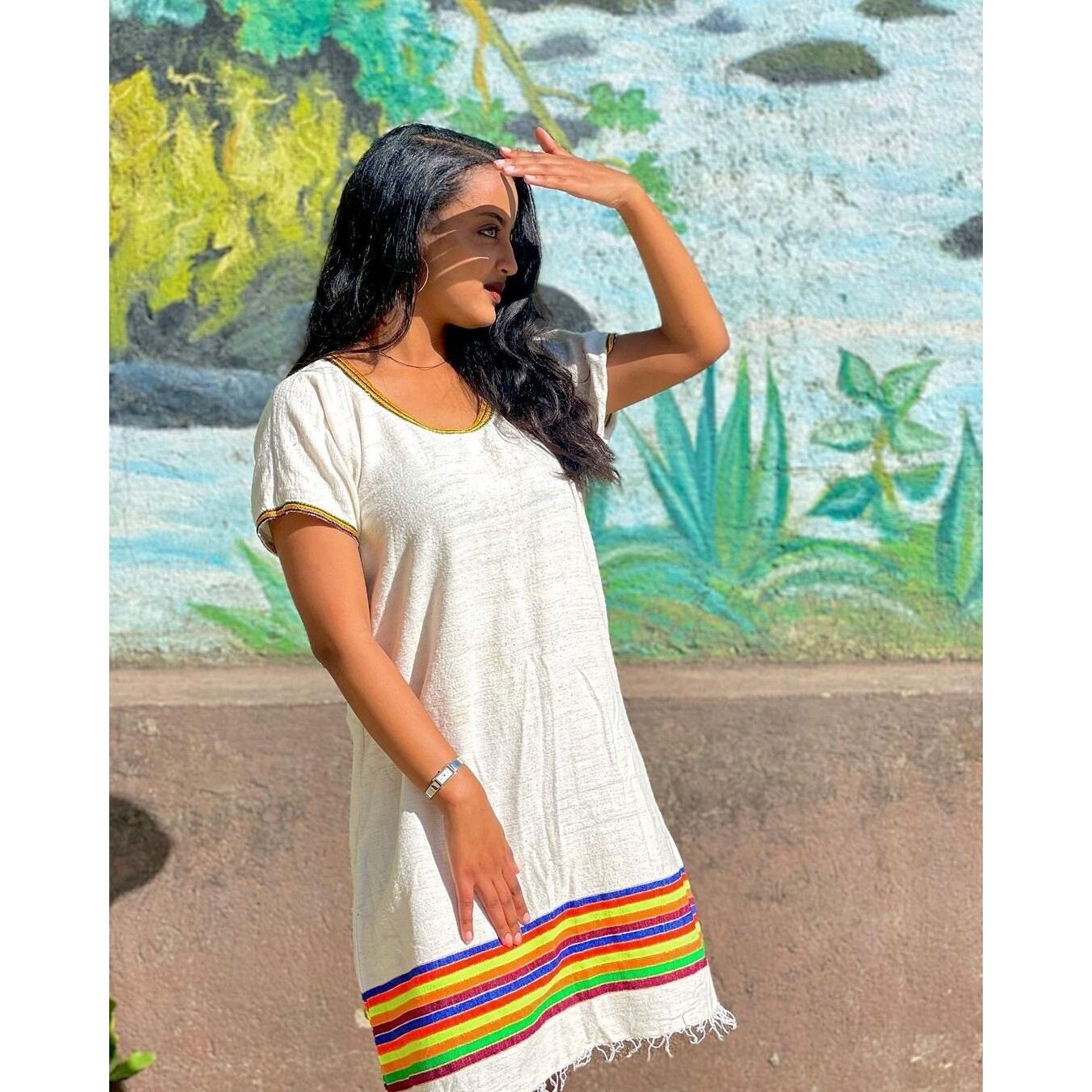 Handwoven Habesha Dress Ethiopian Traditional Dress Modern Habesha Kemis Habesha Libs Eritrean Dress ሀበሻ ቀሚስ ሀበሻ ልብስ