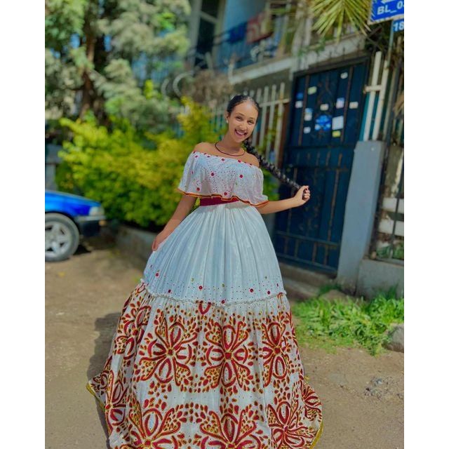 Gorgeous Habesha Kemis Handwoven Habesha Libs Simple Habesha Dress Eritrean Dress ሀበሻ ቀሚስ ሀበሻ ልብስ