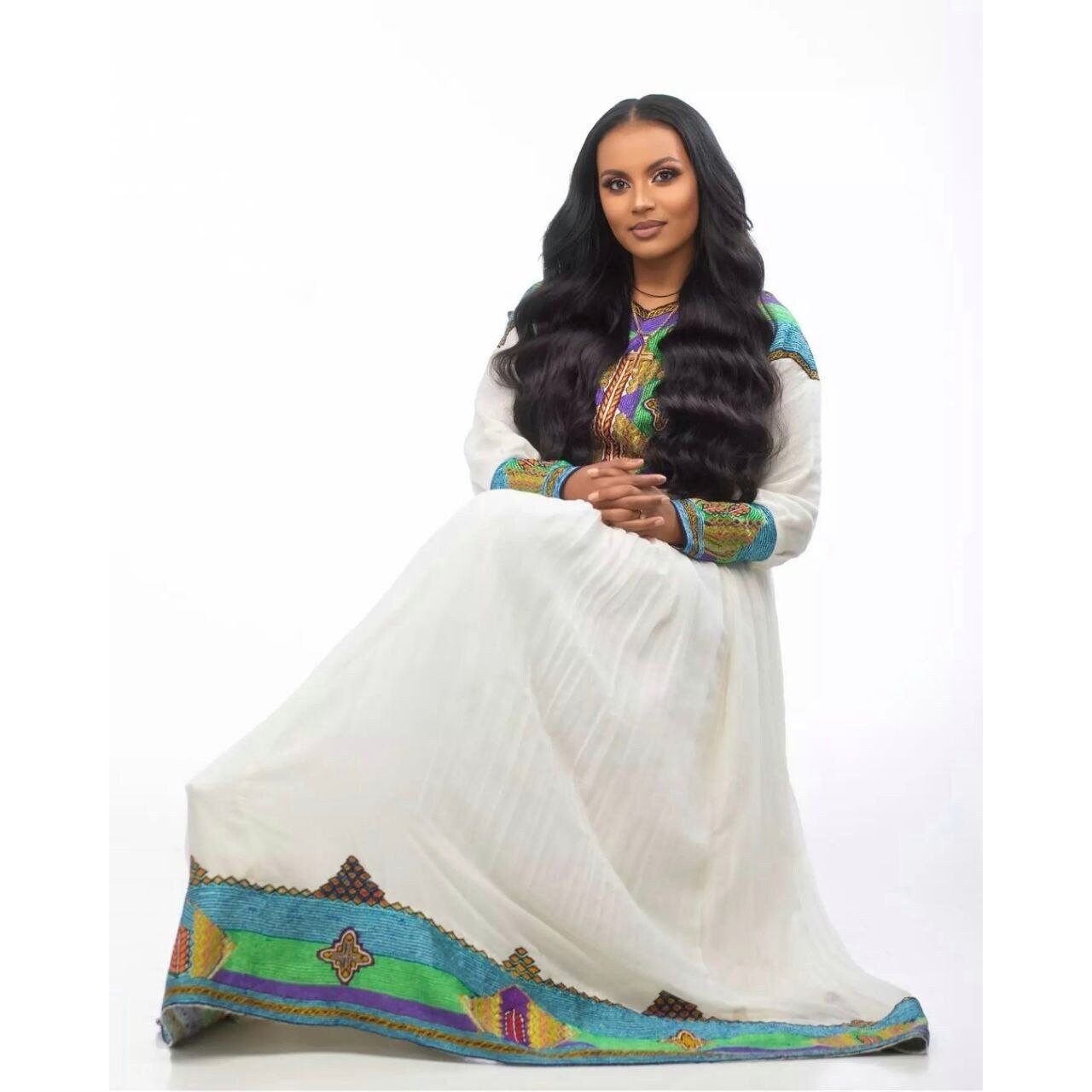 Handwoven Habesha Libs Modern Habesha Kemis Simple Habesha Dress Ethio ...