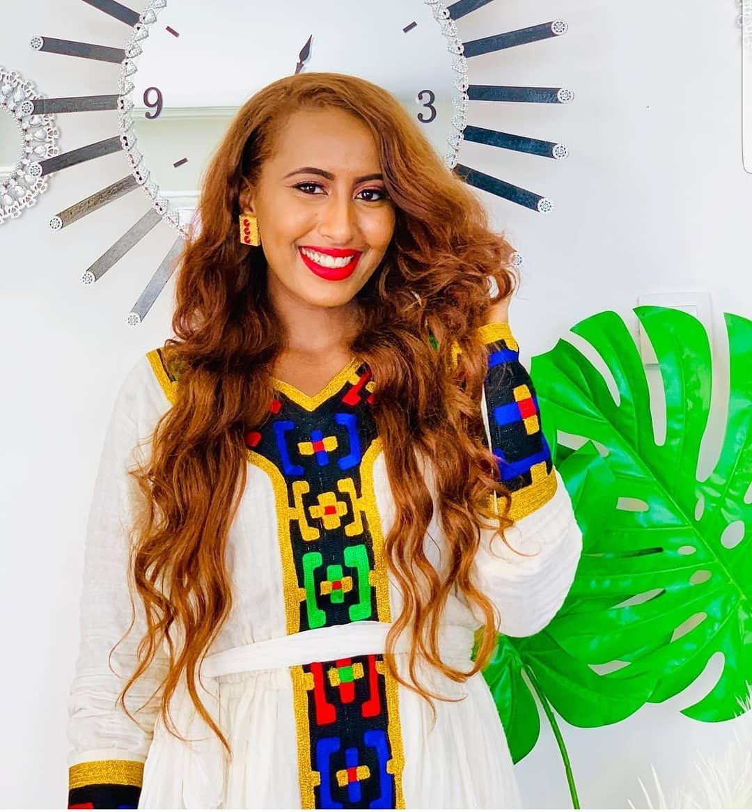 Modern Habesha Libs Handwoven Habesha Kemis Simple Habesha Dress Ethiopian Traditional Dress ሀበሻ ቀሚስ ሀበሻ ልብስ