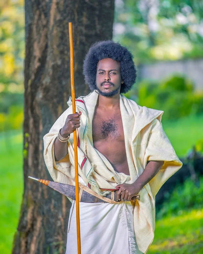 Karayu Oromo Outfit for Men Karayu Oromo Outfit for Men Ethiopian Cloth Habesha shirt ሀበሻ Uffata Aadaa Oromoo