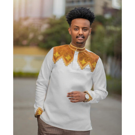 Ethiopian Shirt Habesha Shirt For Men Ethiopian Cloth Men's Shirt Ethiopian Shirt Men's ሀበሻ