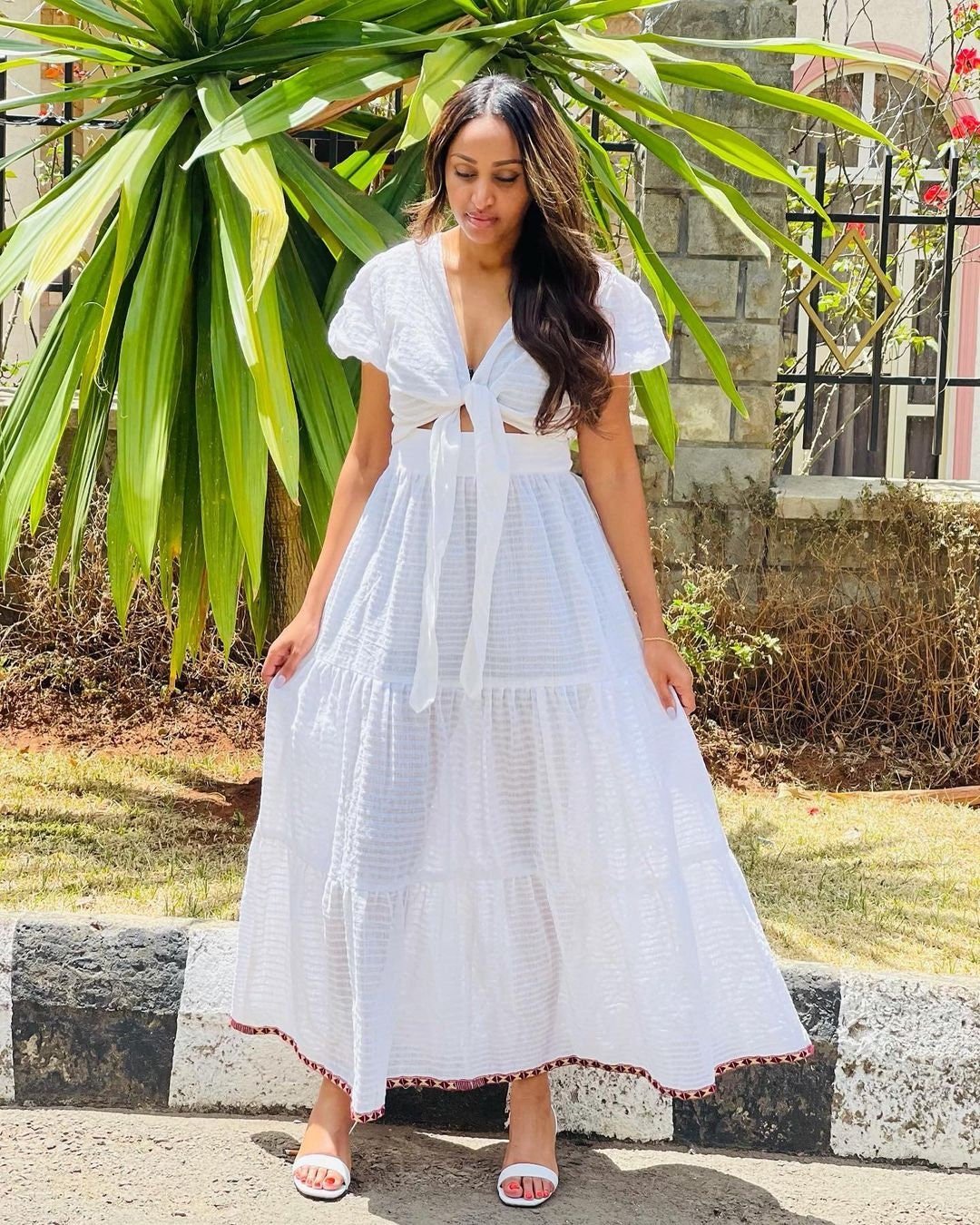 Simple Summer Charm Handwoven Habesha Dress Habesha Libs es0086