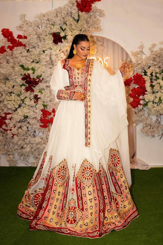 Royal Habesha Dress | Elegant Ethiopian Traditional Clothing for Women