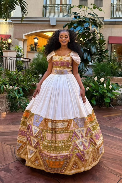 Habesha Dress Traditional Ethiopian Clothing & Elegant Habesha Kemis