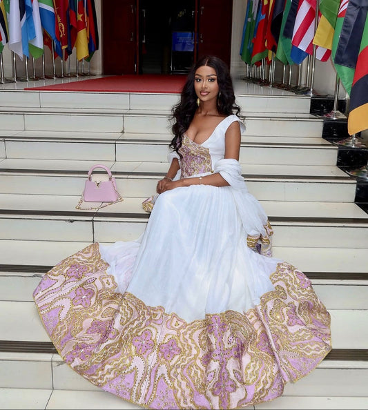 Ethiopian Wedding Dress Premium Traditional Ethiopian Clothing