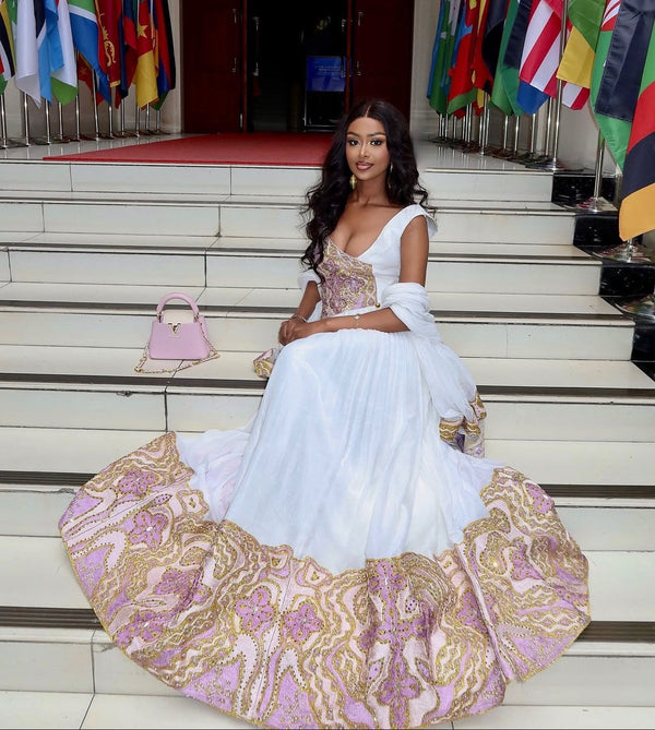 Ethiopian Wedding Dress Premium Traditional Ethiopian Clothing