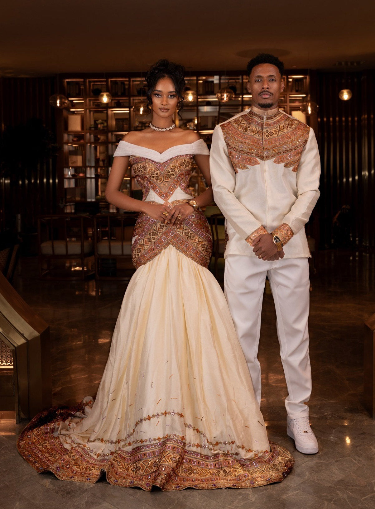 Luxury Ethiopian Wedding Outfits Premium Habesha Couple Clothing Online