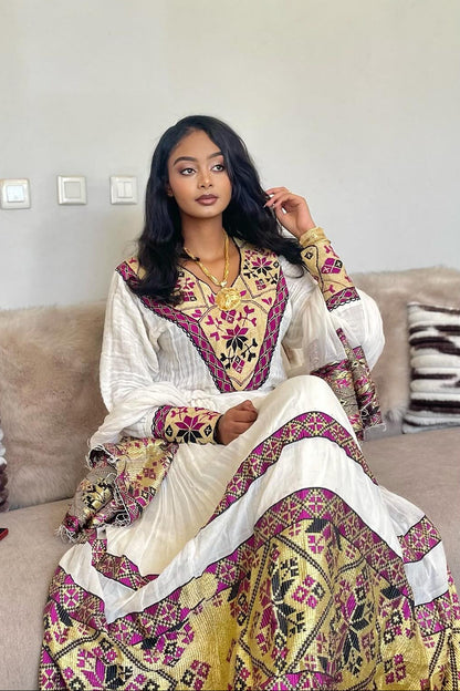 Habesha Kemis Classic Habesha Dress & Traditional Ethiopian Dress