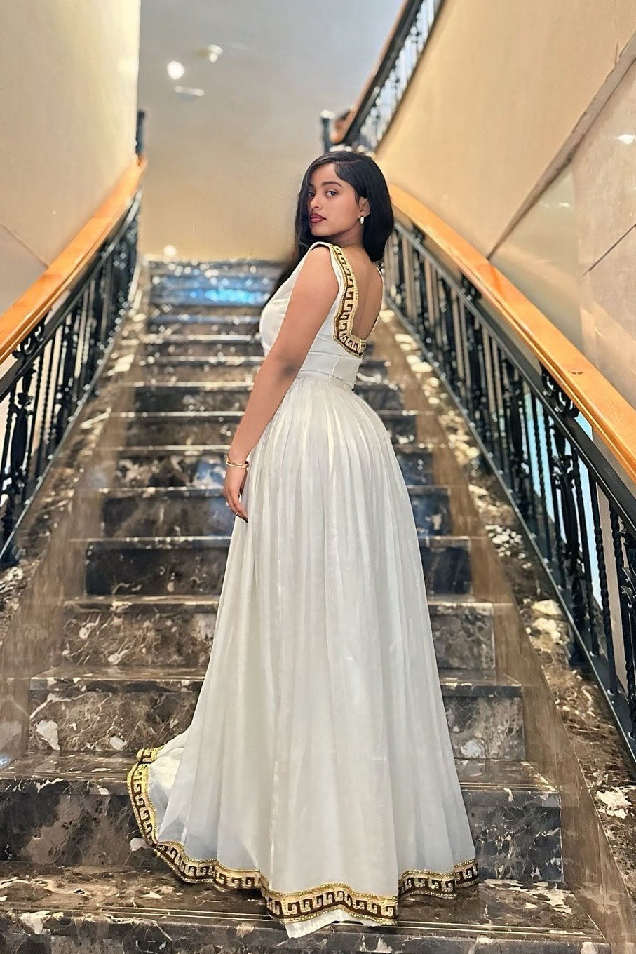 Backless Habesha Kemis Habesha Dress Ethiopian Clothing