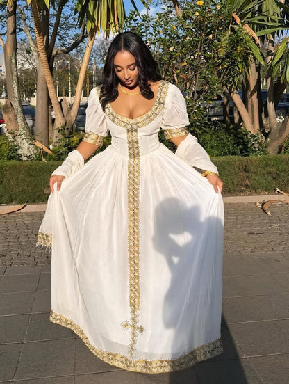 Habesha Kemis Authentic Habesha Dress Traditional Ethiopian Dress