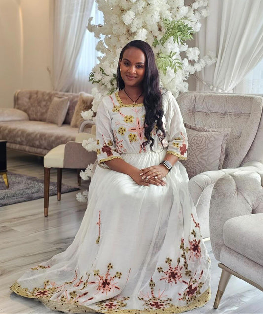 Timeless Habesha Dress Traditional Ethiopian Elegance