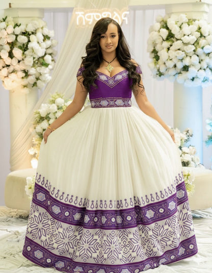 Traditional Ethiopian Dress with Refined Cultural Beauty