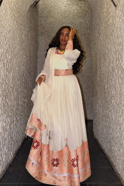 Traditional Habesha Kemis Ethiopian Traditional Dress