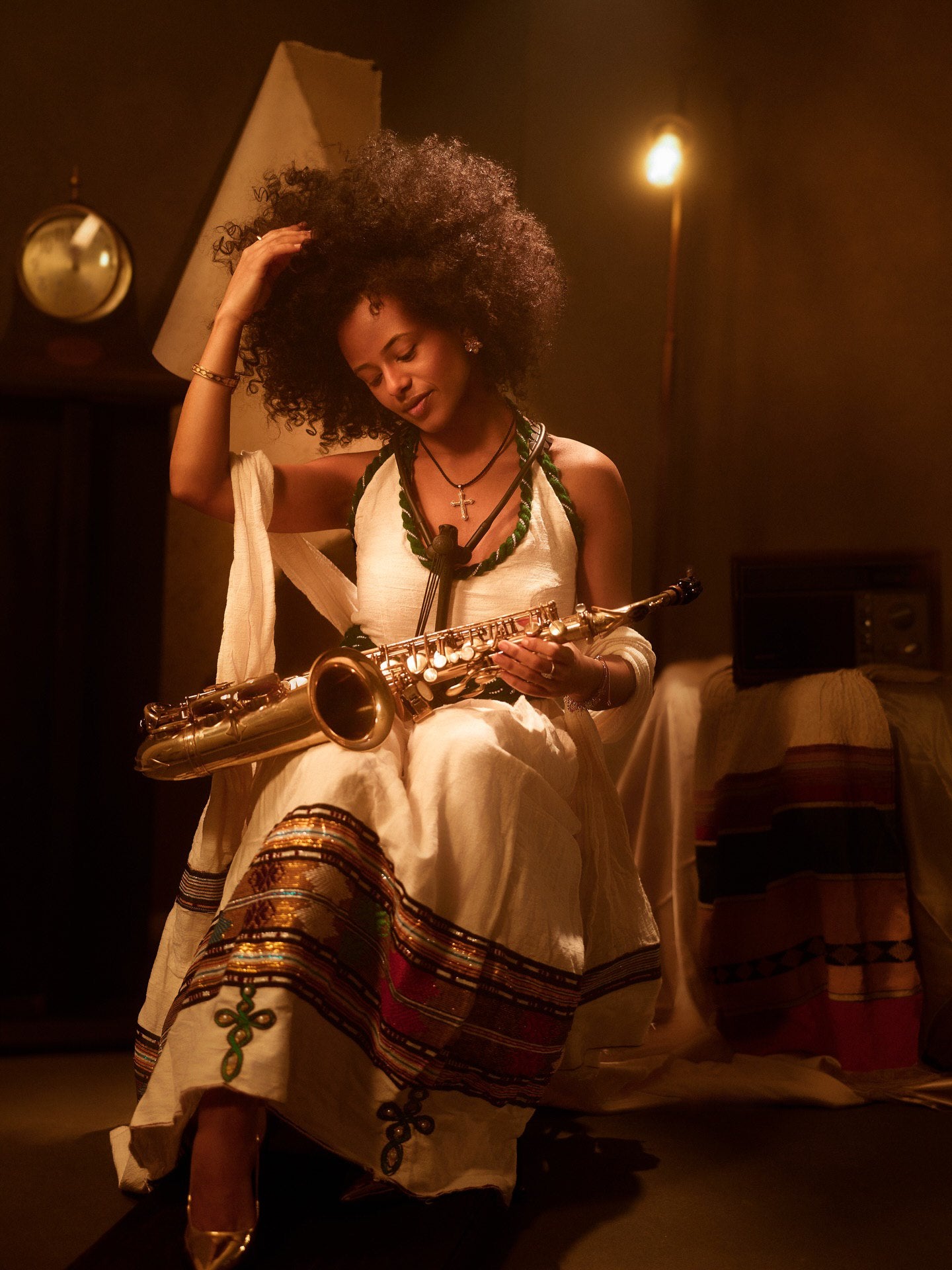 Sleeveless Habesha Kemis Style Cultural Ethiopian Dress Festive Habesha Dress 632
