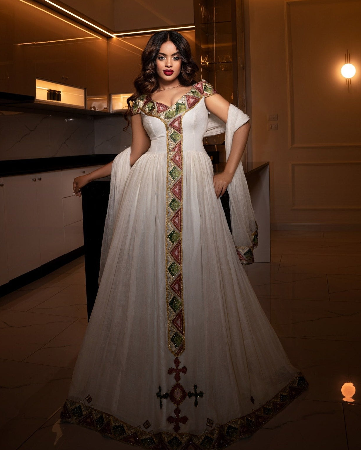 Ethiopian Clothing | Habesha Kemis & Habesha Dress Traditional Elegant Design