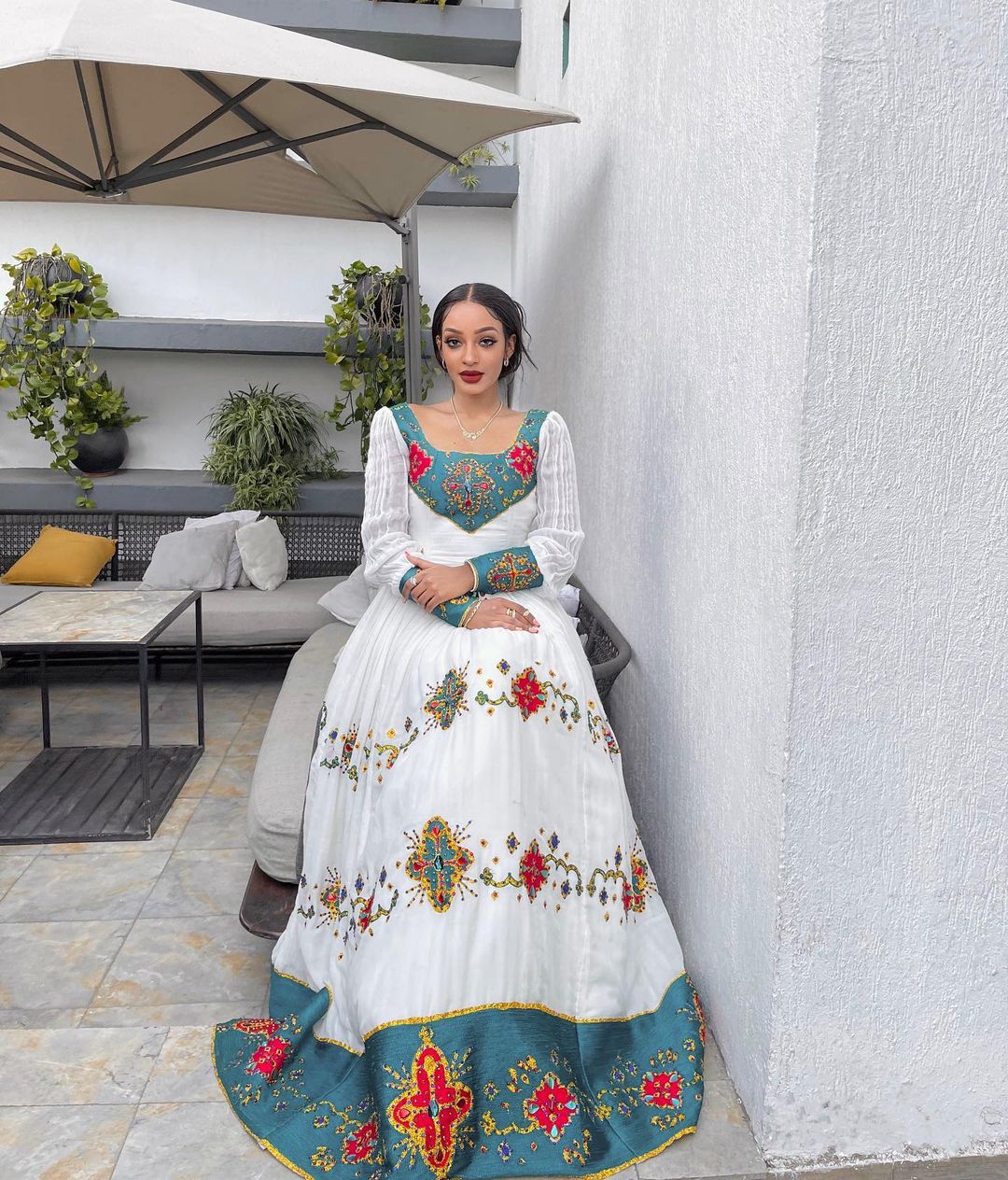 Vibrant allure habesha dress gorgeous stylish habesha kemis