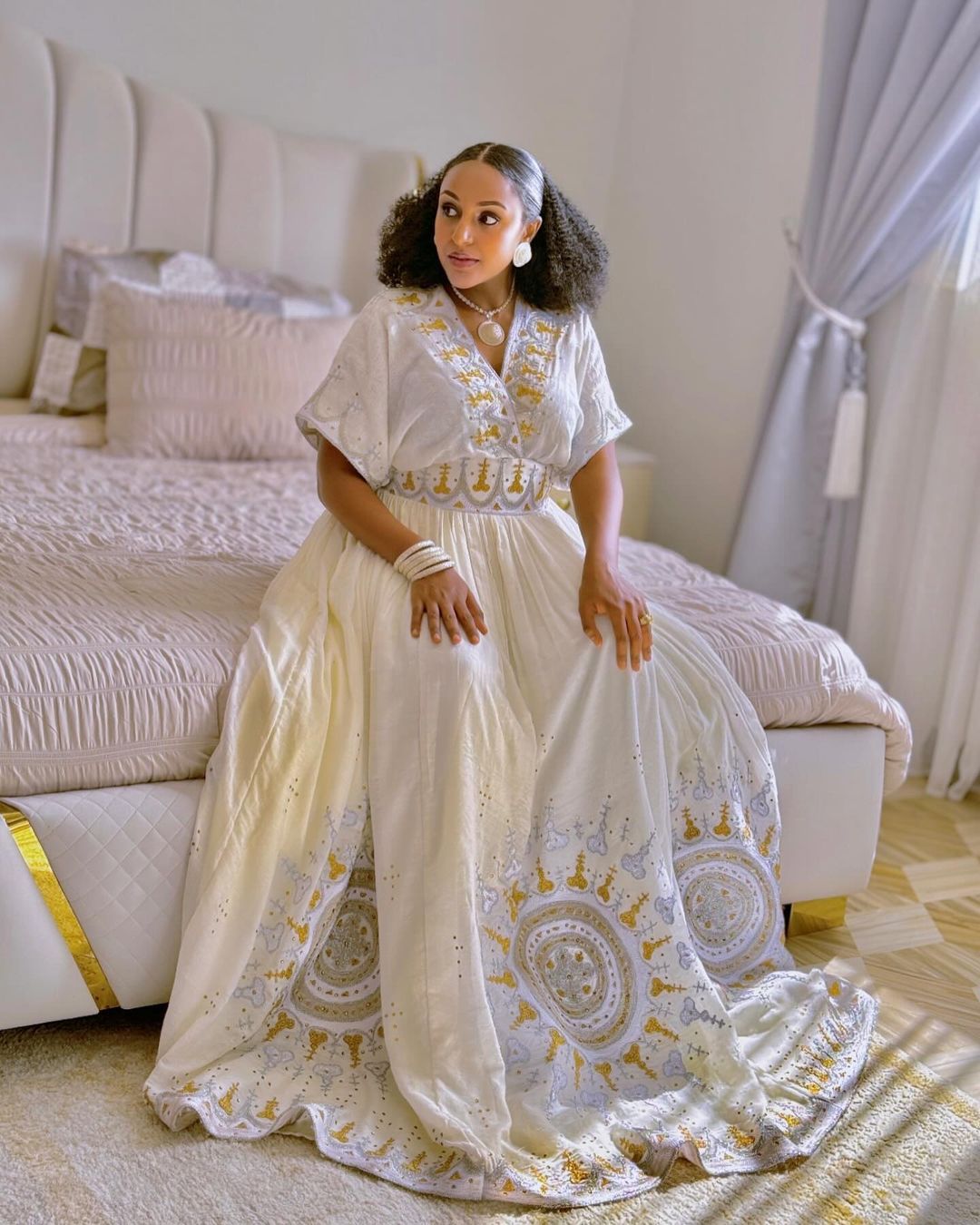 Exquisite Ethereal: A Stunningly Unique Habesha Kemis