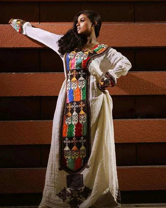 Fusing Tradition with Artistry : Exploring the Magnificence of Habesha Dress and Ethiopian Kemis Designs