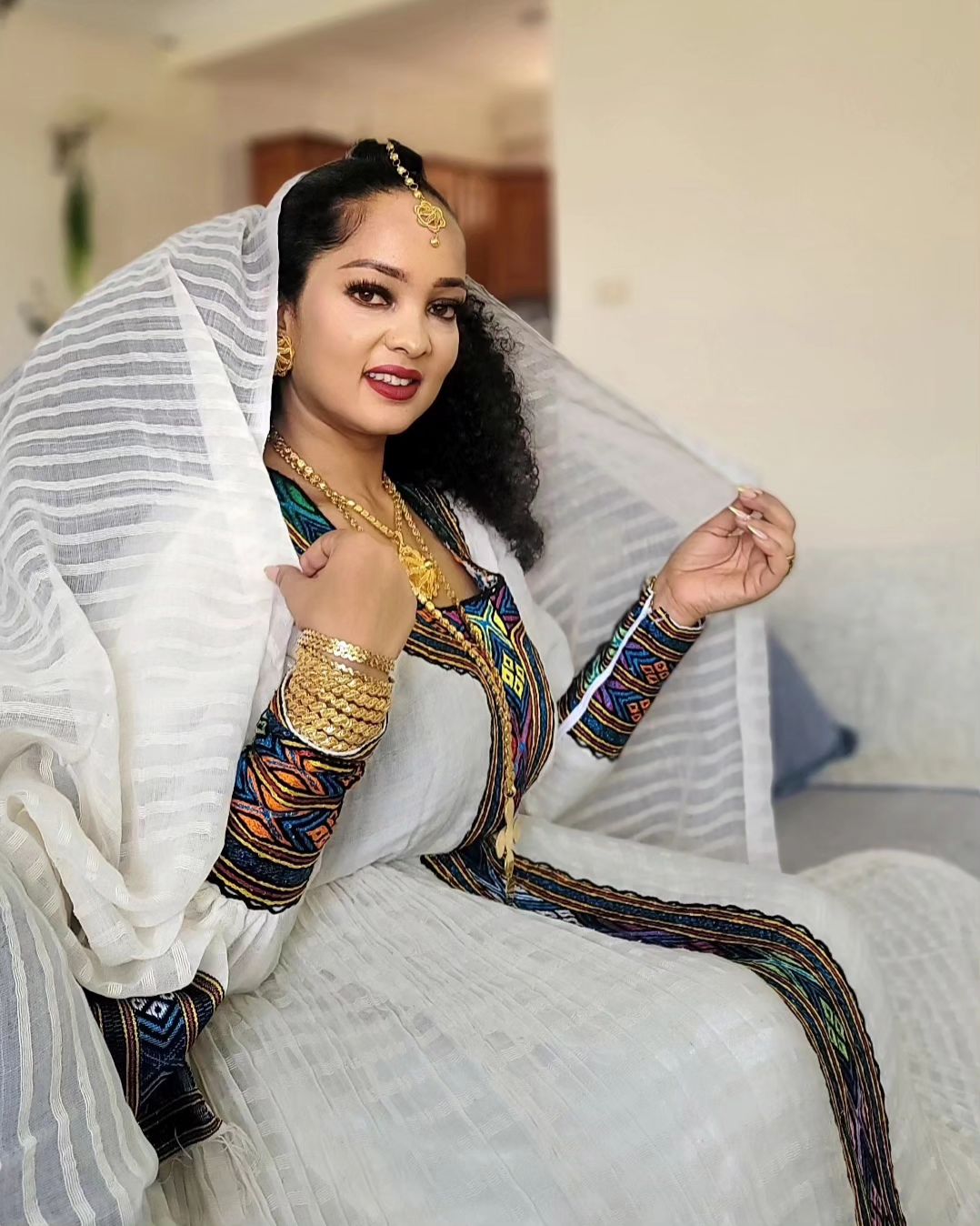 Cultural Habesha Dress Simple Habesha Kemis Ethiopian Dress Style Traditional Habesha Libs