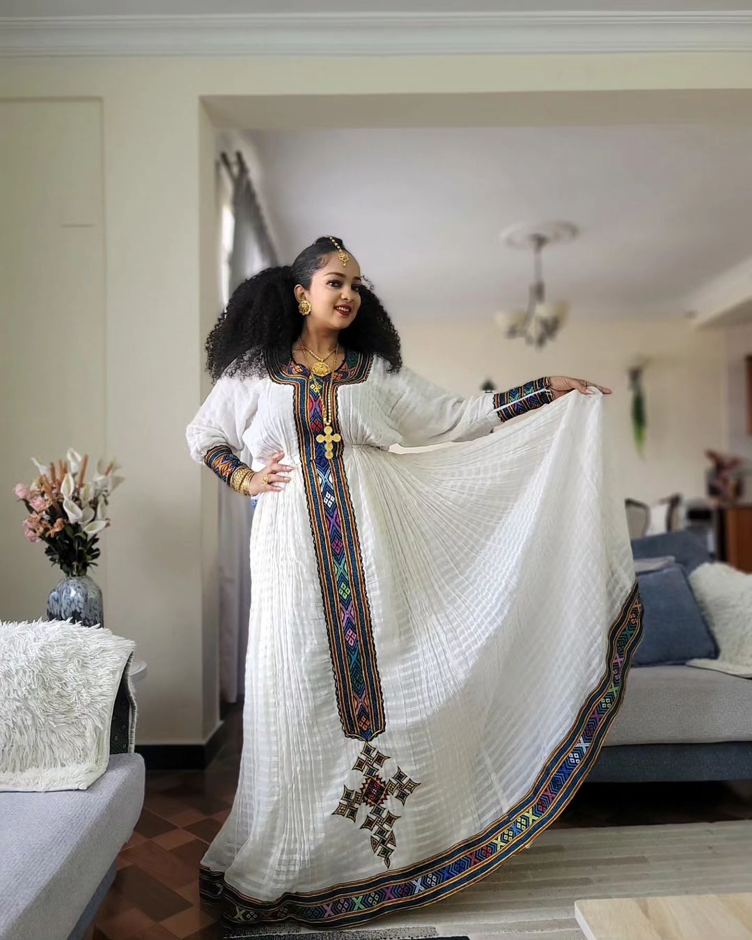 Cultural Habesha Dress Simple Habesha Kemis Ethiopian Dress Style Traditional Habesha Libs