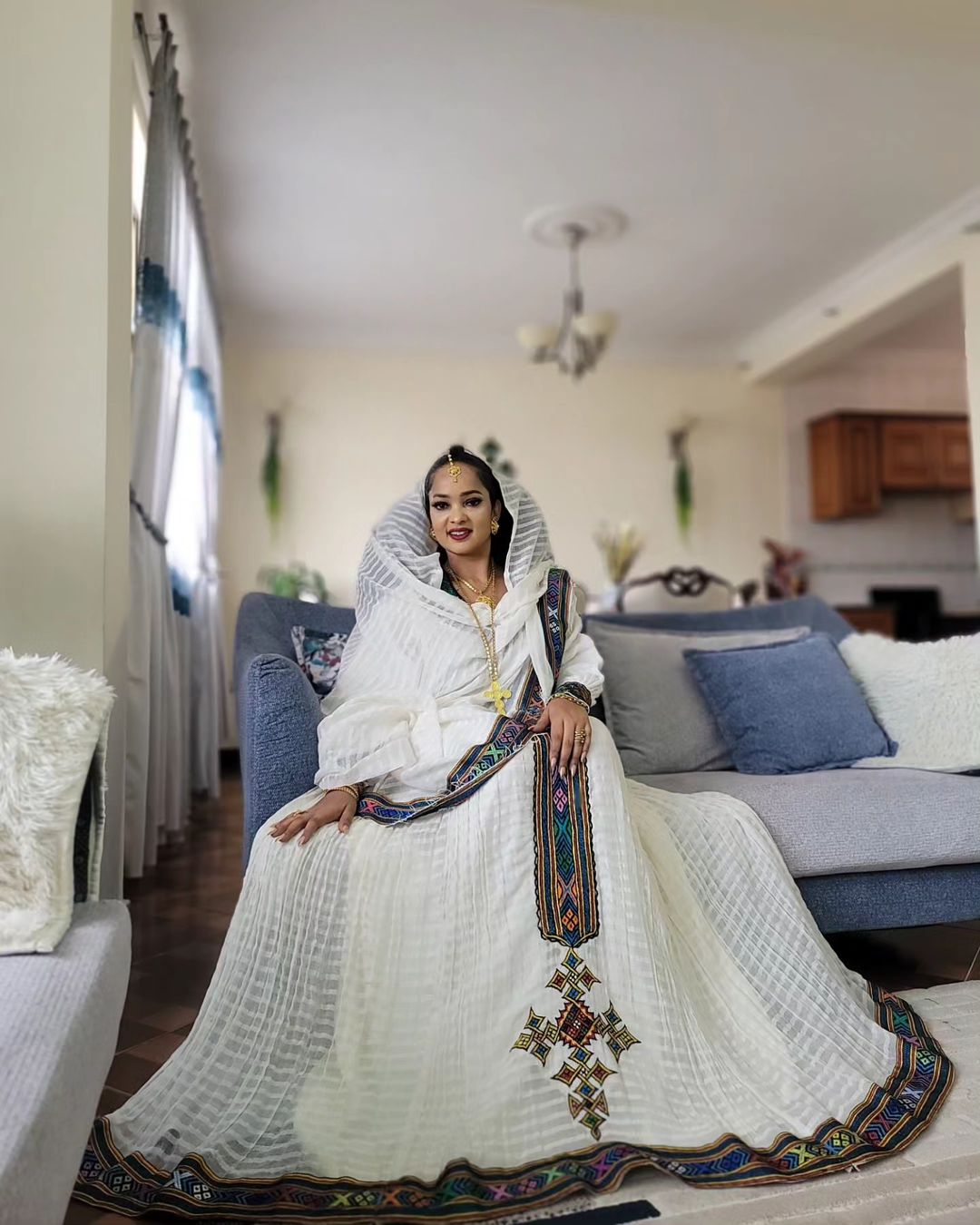 Cultural Habesha Dress Simple Habesha Kemis Ethiopian Dress Style Traditional Habesha Libs