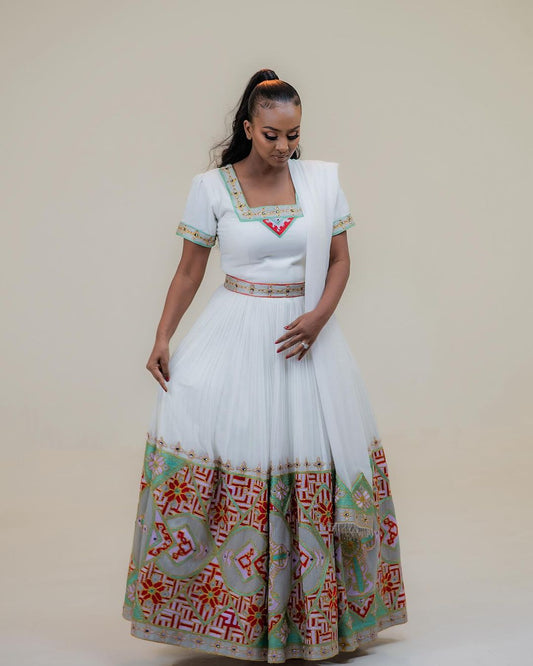 Gorgeous Stylish Habesha Dress Wedding Habesha Kemis Design Modern Ethiopian Dress