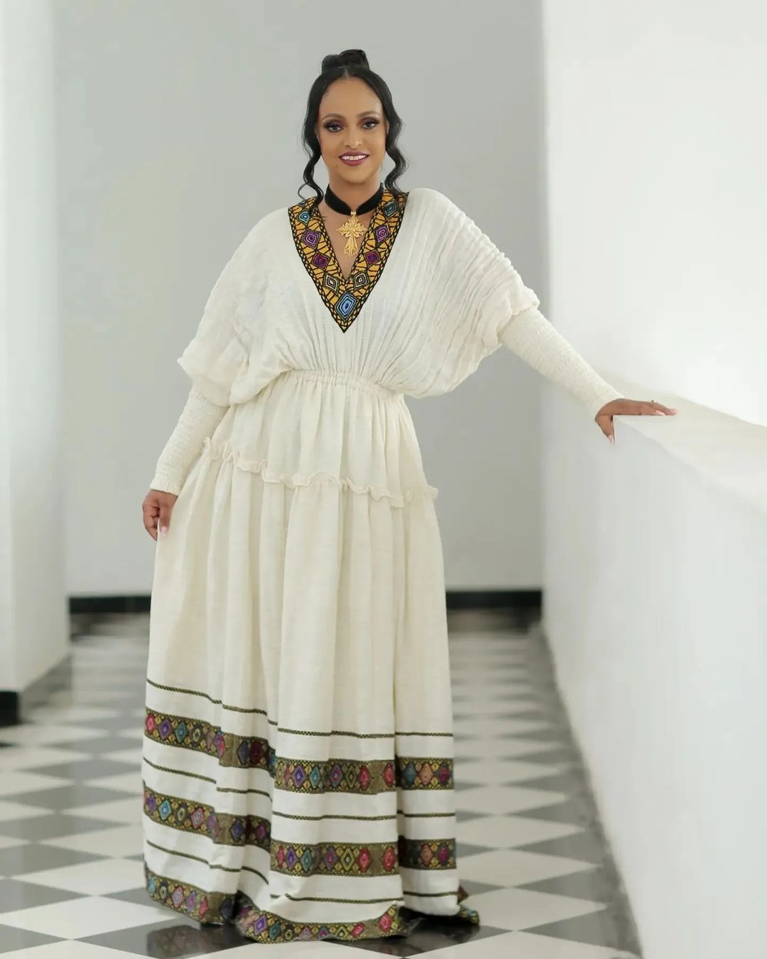 Cultural Gorgeous Design Habesha Dress Habesha Kemis Modern Ethiopian Dress Style