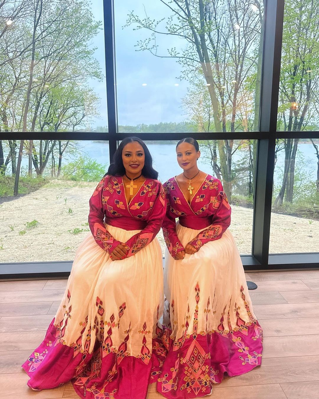 Colorful Ethiopian Habesha Dress