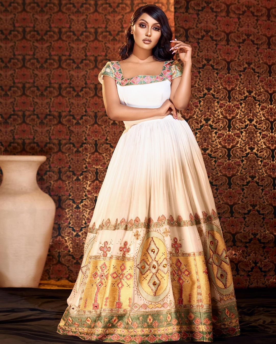 Unveiling the Splendor of Ethiopian Traditional Dress Gorgeous Habesha Wedding Dress