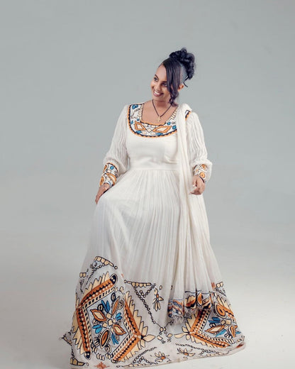 Adorn Yourself in Elegance Exquisite Habesha Dress for Every Occasion