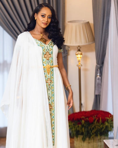 Discover the Enchanting Beauty of Habesha Dress A Reflection of Ethiopian Traditional Dress