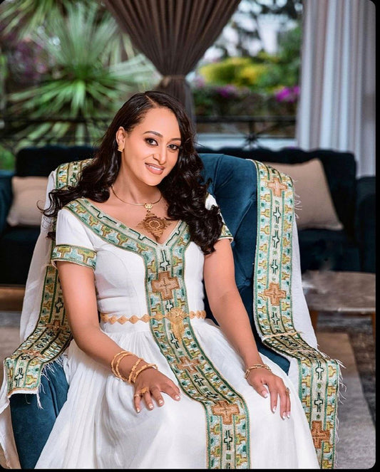 Discover the Enchanting Beauty of Habesha Dress A Reflection of Ethiopian Traditional Dress