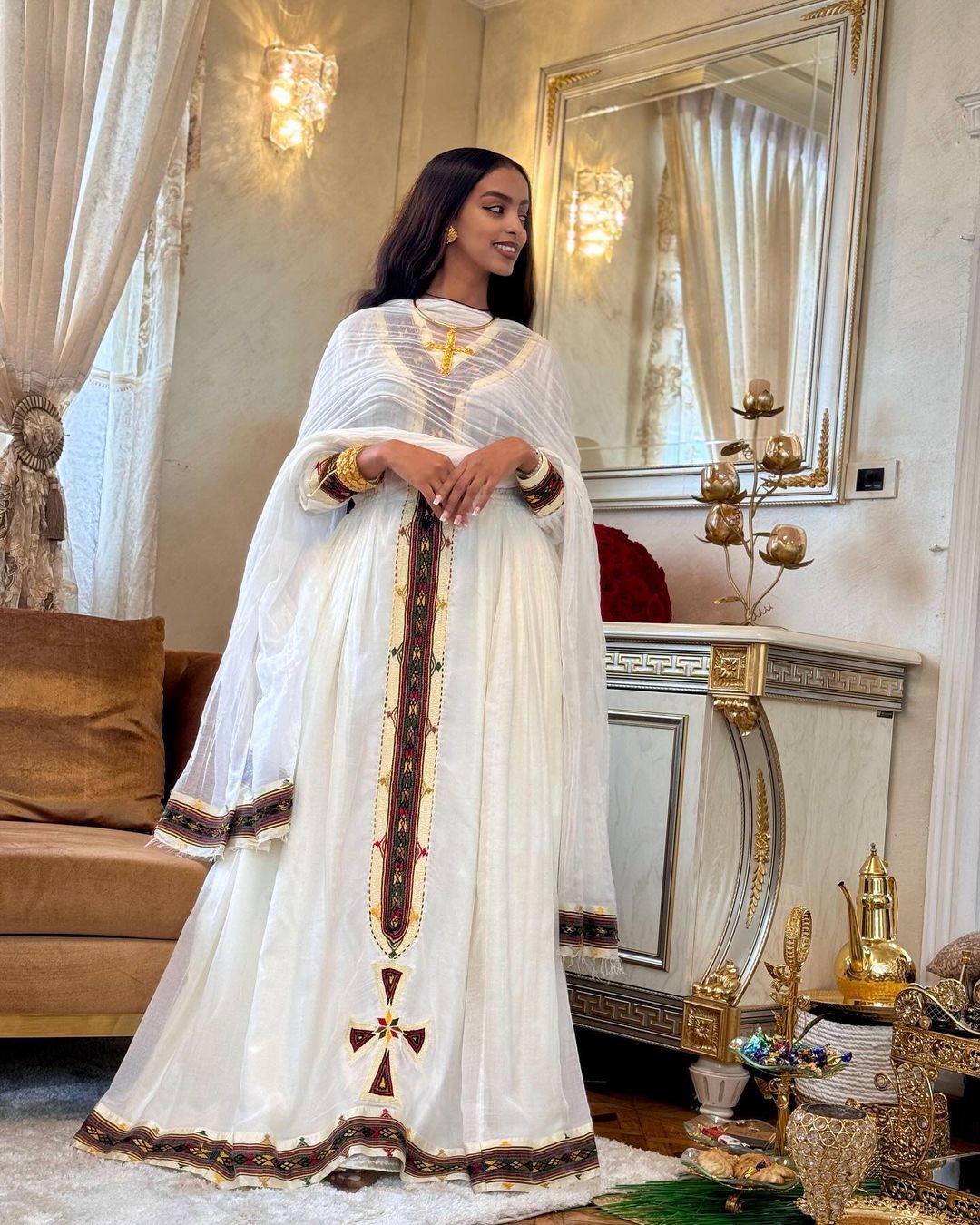 Modern Elegant Habesha Kemis Design Simple Yet Sophisticated Habesha Dress