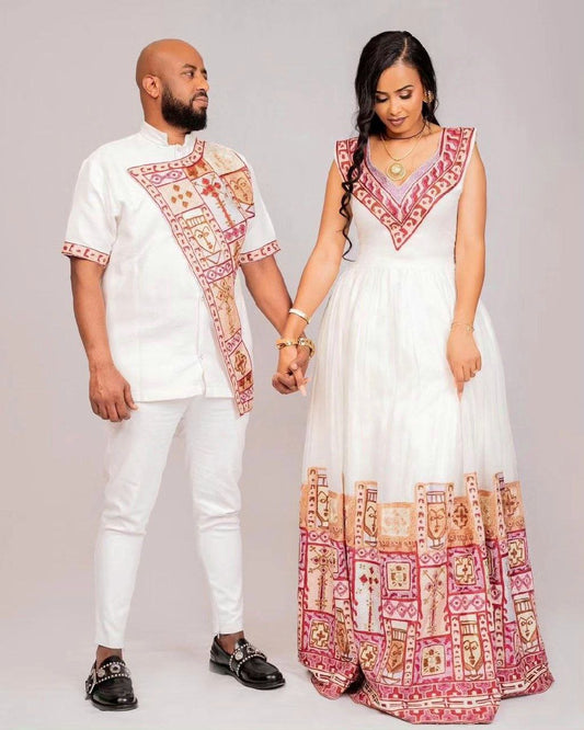 Stunning Habesha Couples Outfit