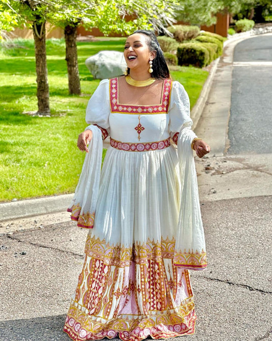 Stunning Ethiopian Traditional Dress 